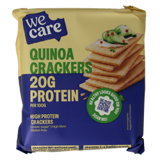 WeCare High protein quinoa crackers 100.00 Gram