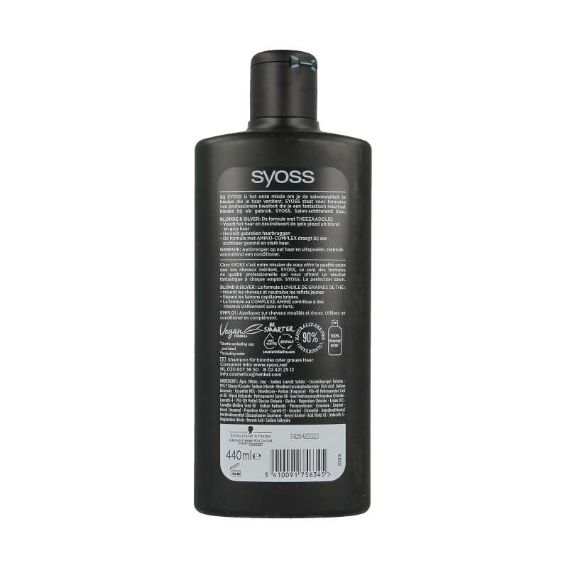 Syoss Shampoo blonde & silver  440 Milliliter