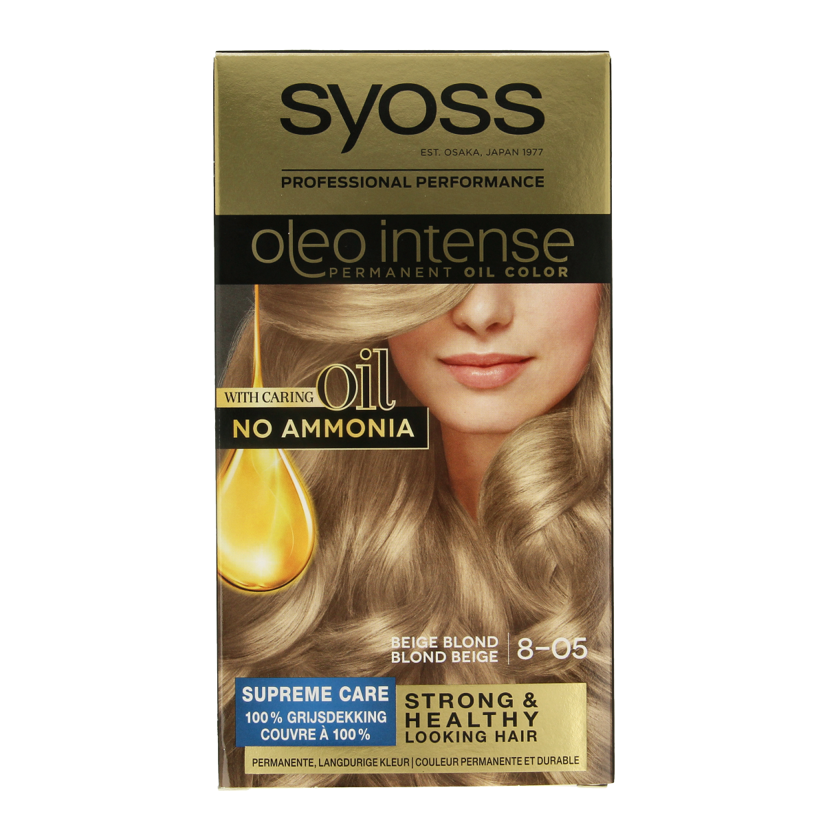 Syoss Color Oleo Intense 8-05 beige blond haarverf  1.00 Set