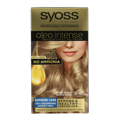 Syoss Color Oleo Intense 8-05 beige blond haarverf  1.00 Set