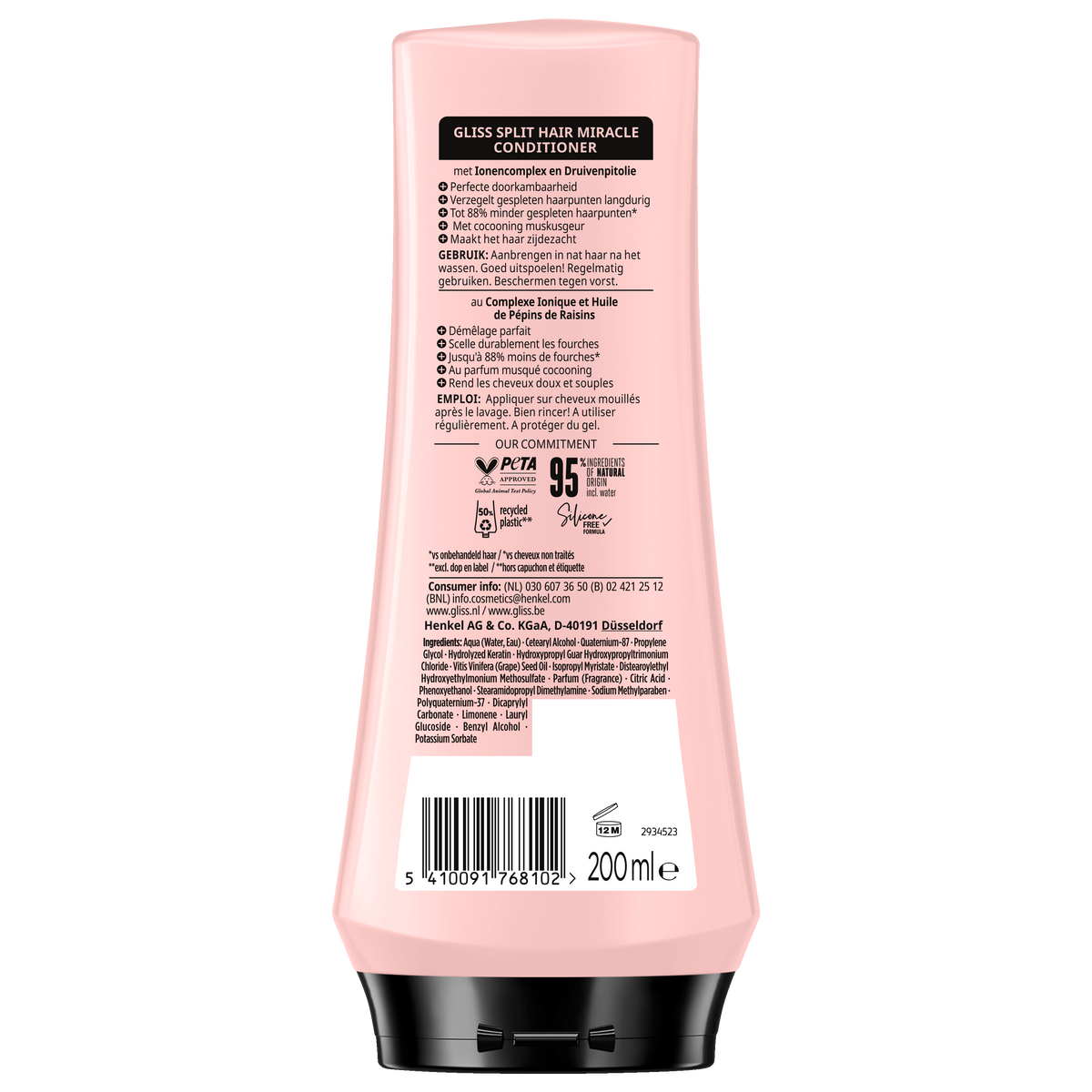 Gliss Kur Conditioner split end miracle 250.00 Milliliter