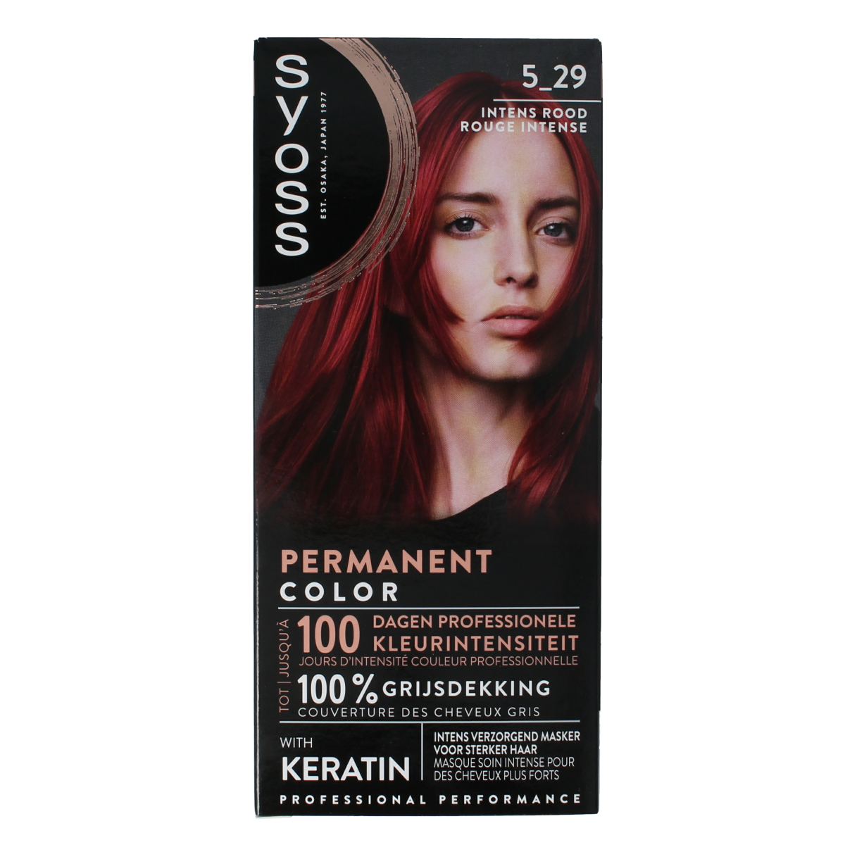 Syoss Permanent color 5-29 intens rood 1.00 Set