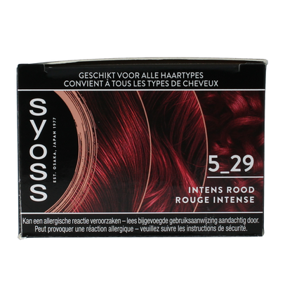 Syoss Permanent color 5-29 intens rood 1.00 Set