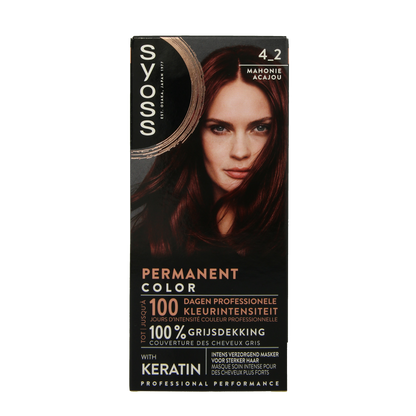Syoss Color baseline 4-2 mahogany brown 1.00 Set
