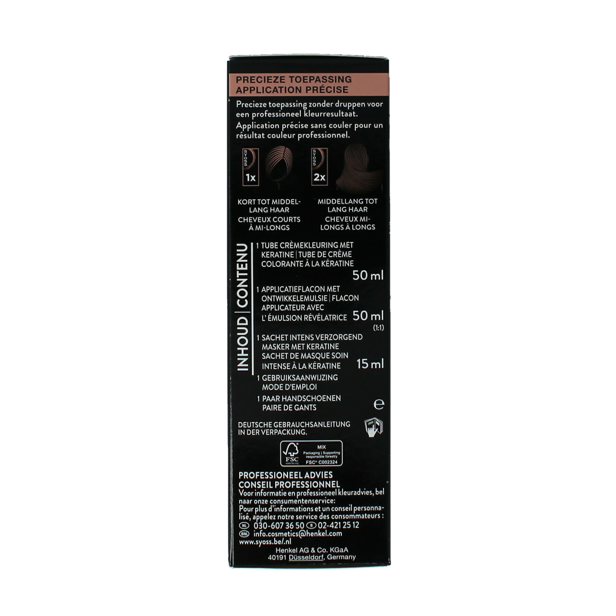 Syoss Color baseline 1-1 black 1.00 Set