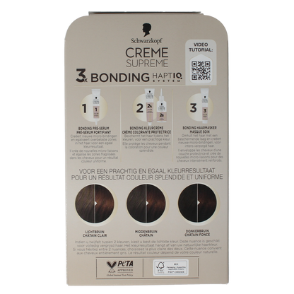 Schwarzkopf Creme supreme 5-60 bruin 1.00 Stuks