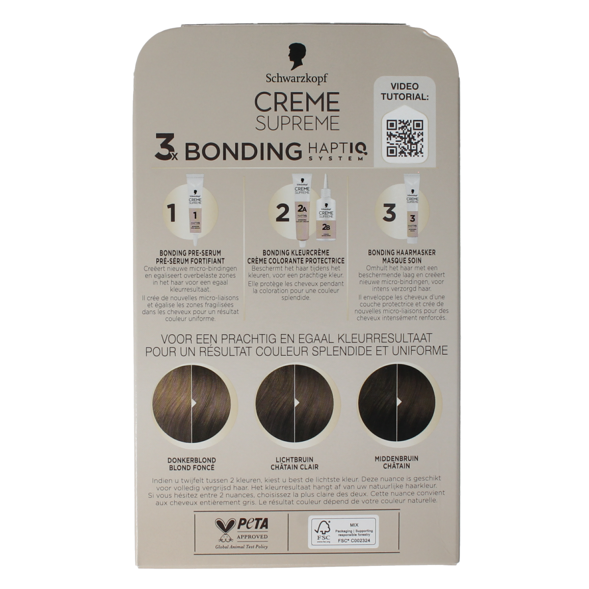 Schwarzkopf Creme supreme 6-16 licht bruin 1.00 Stuks