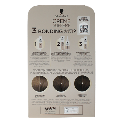 Schwarzkopf Creme supreme 6-16 licht bruin 1.00 Stuks