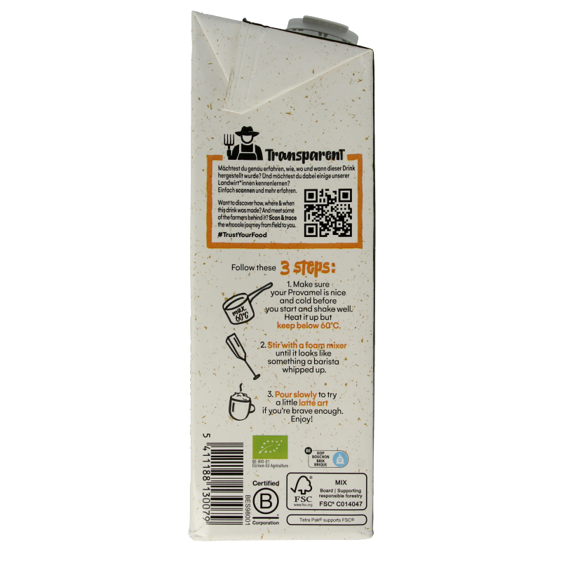 Provamel Haverdrink barista bio 1 Liter