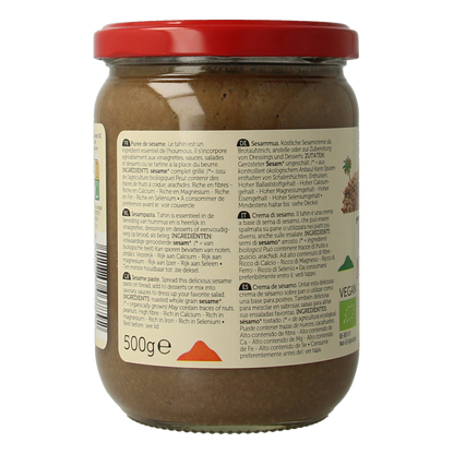 Lima Tahin zonder zout bio 500.00 Gram