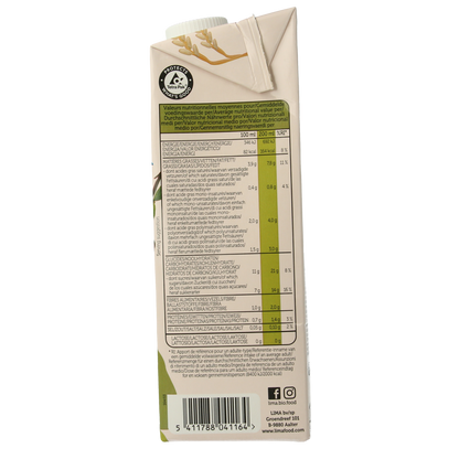 Lima Rice drink hazelnoot amandel bio 1.00 Liter