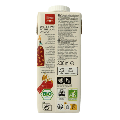 Lima Oat cuisine bio 200.00 Milliliter