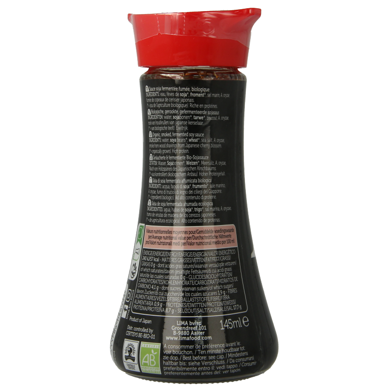 Lima Shoyu smoked dispenser bio 145 Milliliter