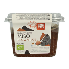 Lima Brown rice miso ongepasteuriseerd bio 300.00 Gram
