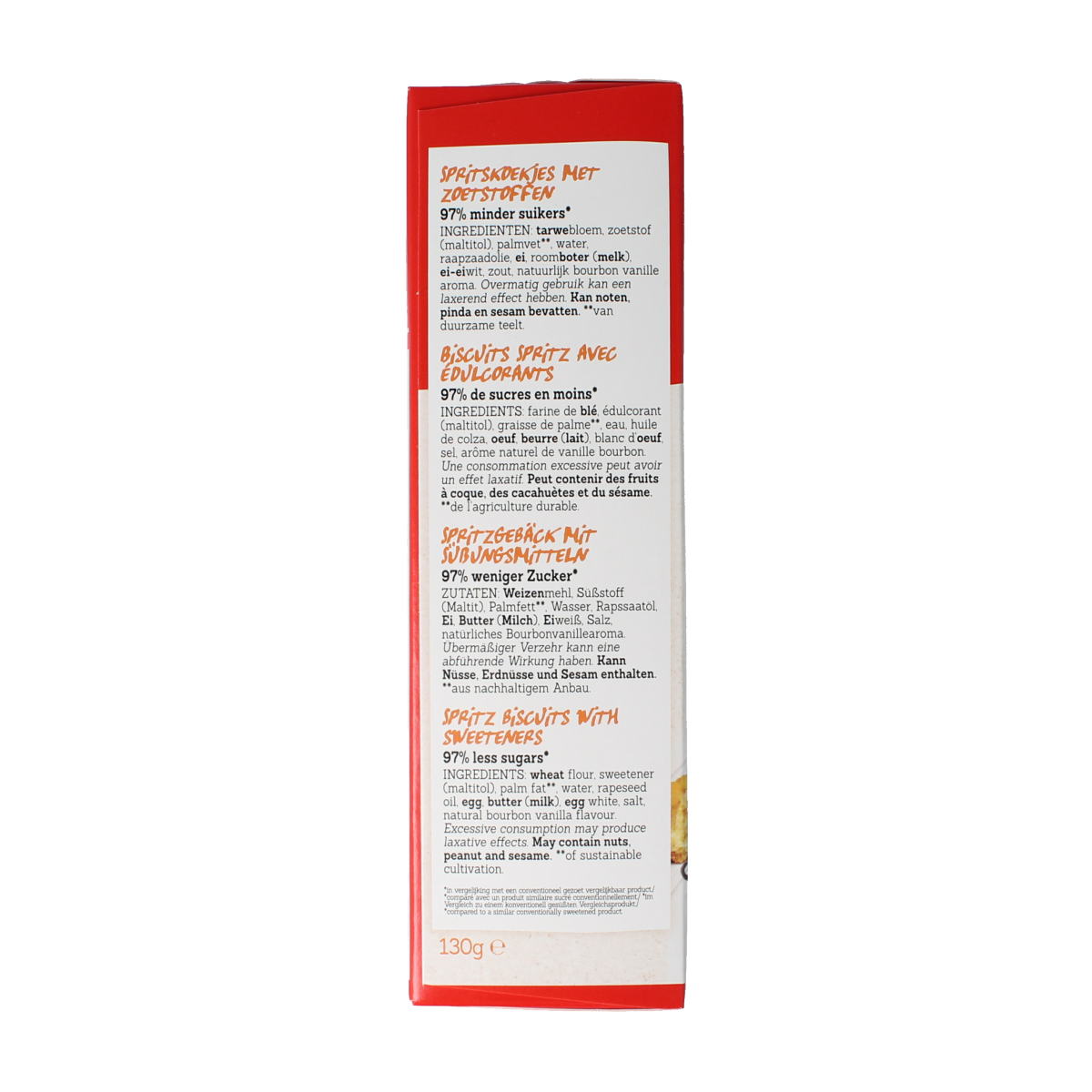 Damhert Sprits natuur 130.00 Gram
