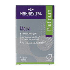 Mannavital Maca platinum 60.00 Vegetarische capsules