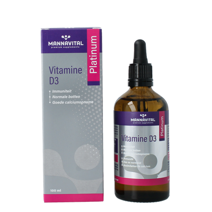 Mannavital Vitamine D3 platinum 100 Milliliter
