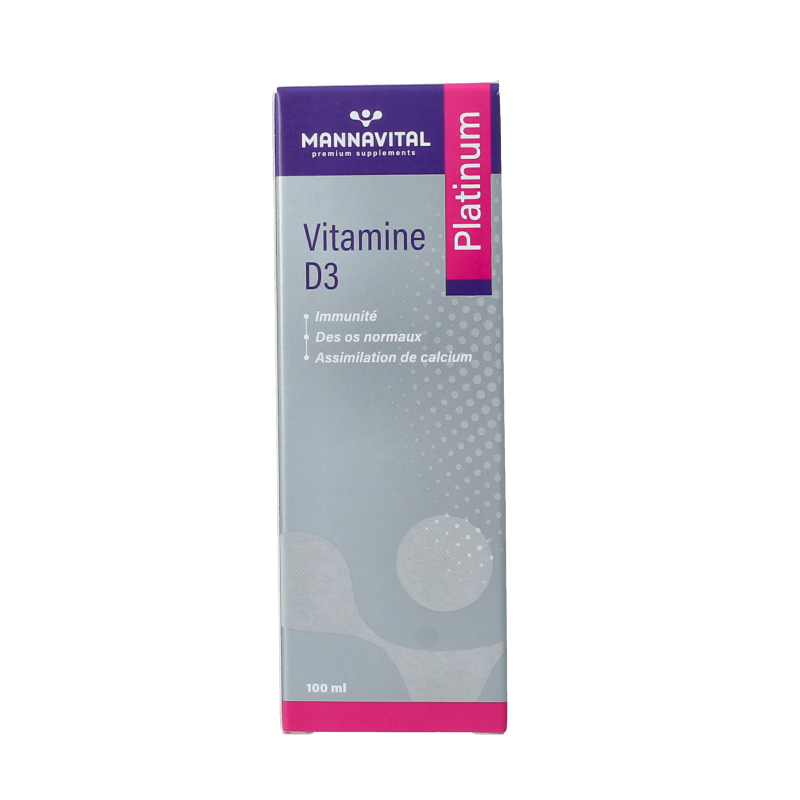 Mannavital Vitamine D3 platinum 100 Milliliter