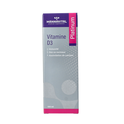 Mannavital Vitamine D3 platinum 100 Milliliter