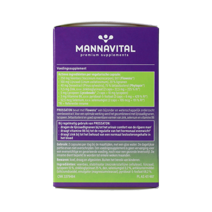 Mannavital Prossaton 60.00 Vegetarische capsules