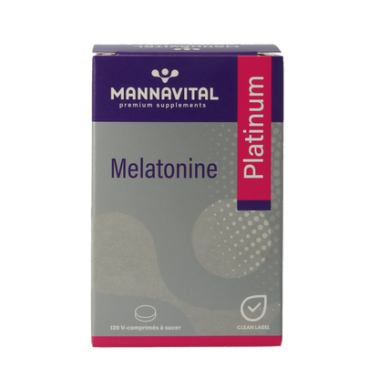 Mannavital Melatonine platinum 120.00 Smelttabletten