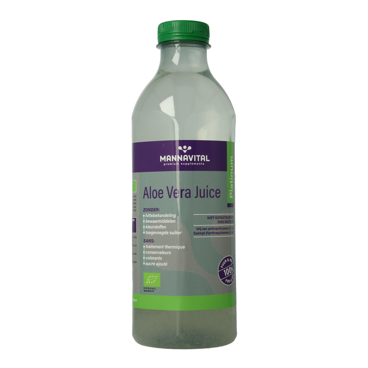 Mannavital Aloe vera juice bio 1.00 Liter