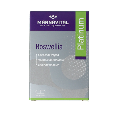 Mannavital Boswellia platinum 60.00 Vegetarische capsules