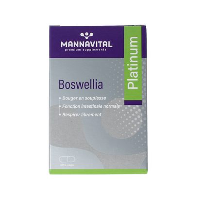 Mannavital Boswellia platinum 60.00 Vegetarische capsules