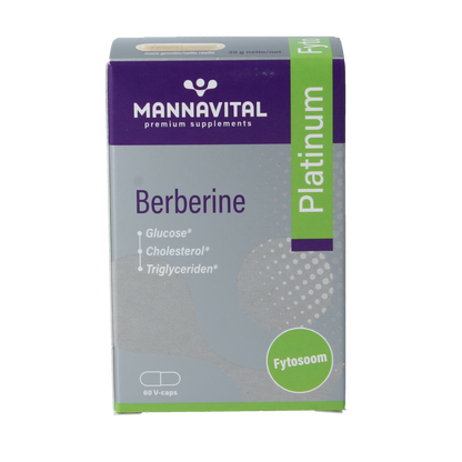 Mannavital Berberine platinum 60.00 Vegetarische capsules