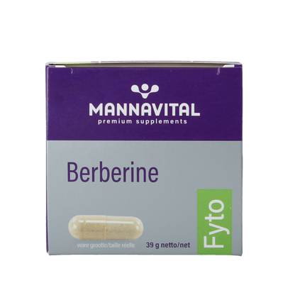Mannavital Berberine platinum 60.00 Vegetarische capsules