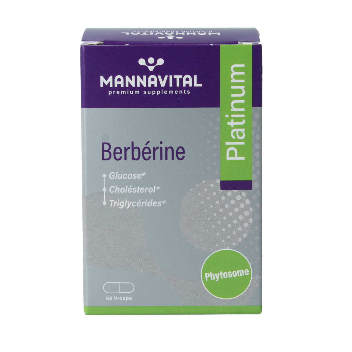 Mannavital Berberine platinum 60.00 Vegetarische capsules