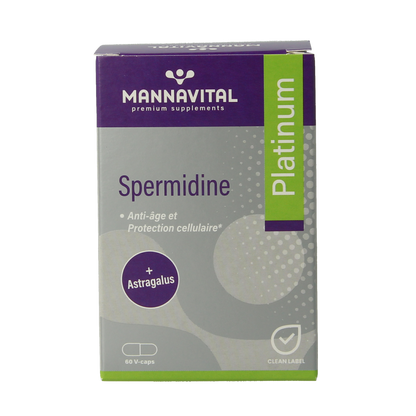 Mannavital Spermidine platinum 60.00 Vegetarische capsules
