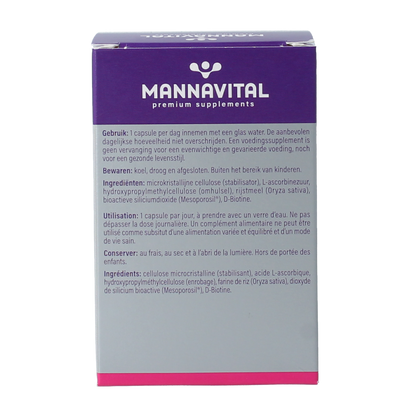 Mannavita Biotine platinum 60.00 Vegetarische capsules