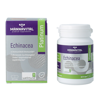 Mannavital Echinacea platinum 60.00 Vegetarische capsules
