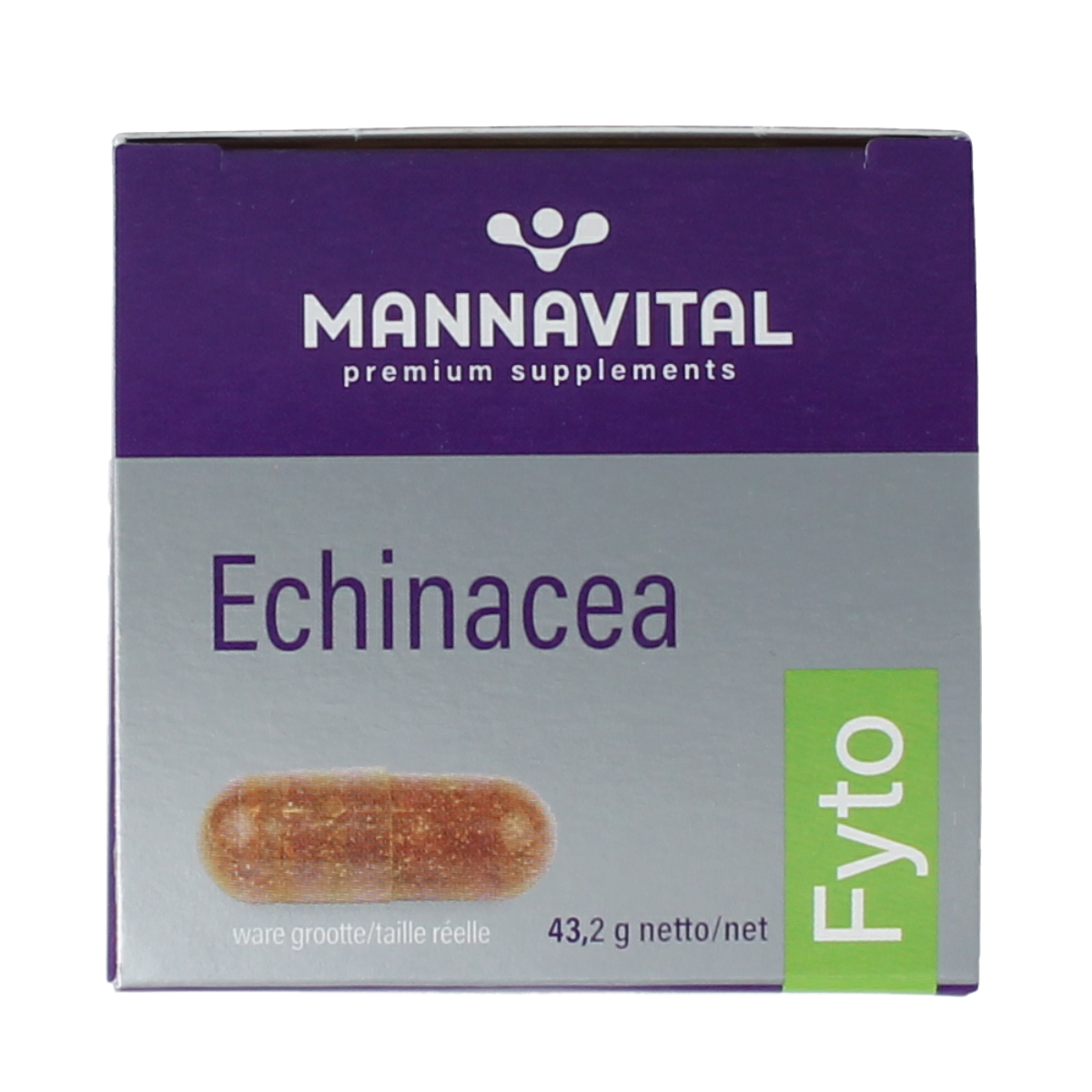 Mannavital Echinacea platinum 60.00 Vegetarische capsules