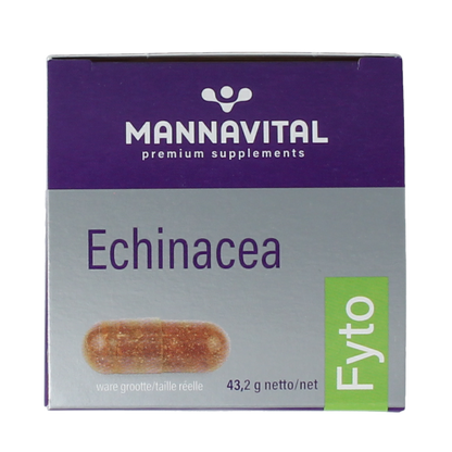 Mannavital Echinacea platinum 60.00 Vegetarische capsules