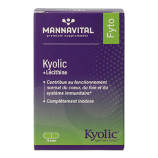 Mannavital Kyolic + lecithine 75.00 Capsules