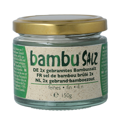 Bambu Salz Bamboezout fijn 2x gebrand 150.00 Gram