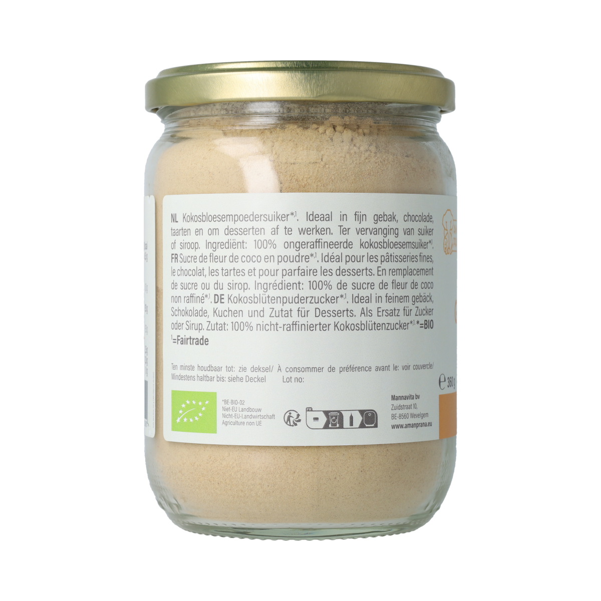 Amanprana Gula java fin bio 360.00 Gram