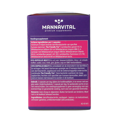 Mannavital Kyo dophilus multi 9 60.00 Capsules