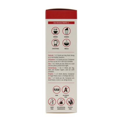 Biotona Acerola C 500 shots 2.2 gram bio 20 Stuks