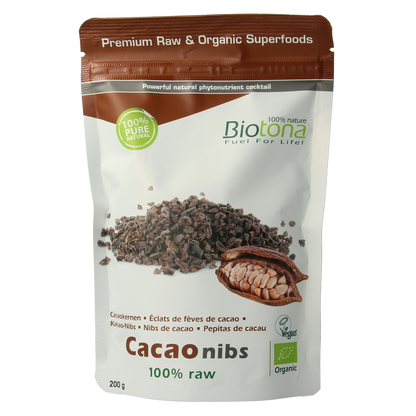 Biotona Cacao nibs bio 200.00 Gram