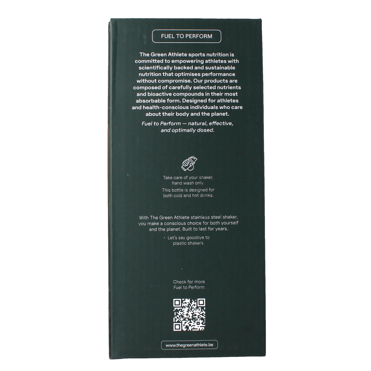 The Green Athlete Shaker 700ml 1.00 Stuks