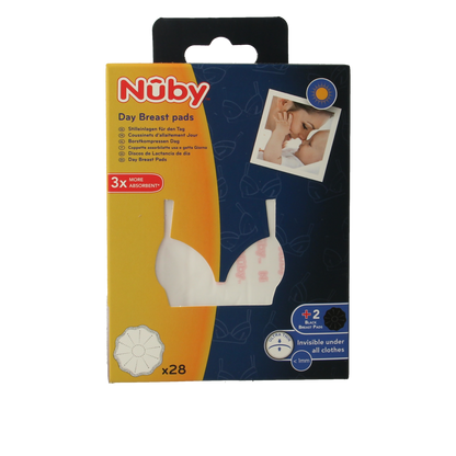 Nuby Borstcompres ultra dun 28.00 Stuks