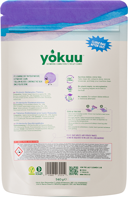 Yokuu Vaatwastabletten 45.00 Tabletten