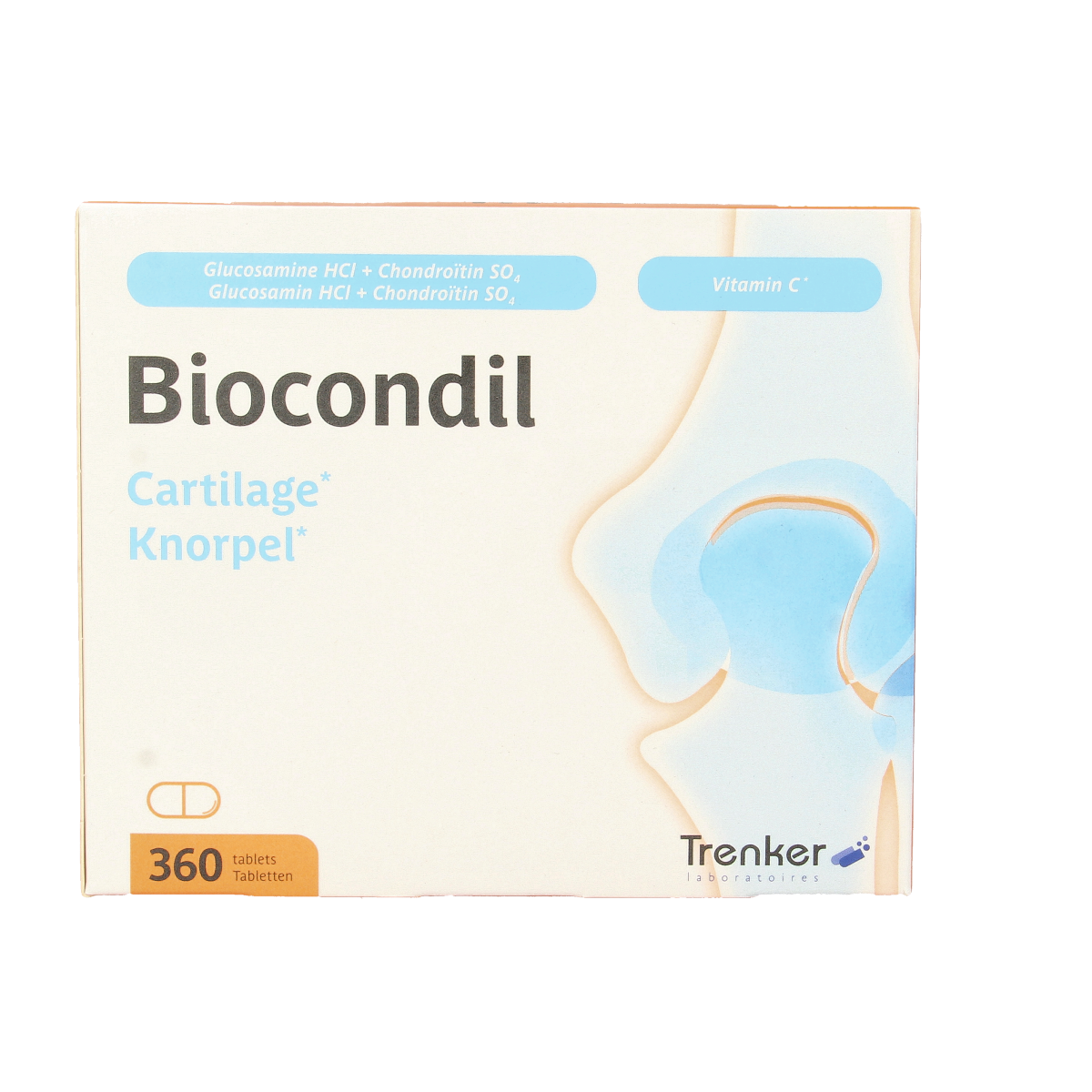 Trenker Biocondil chondroitine glucosamine met vitamine C 360.00 Tabletten
