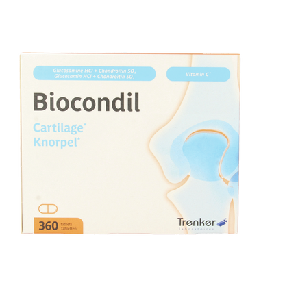Trenker Biocondil chondroitine glucosamine met vitamine C 360.00 Tabletten