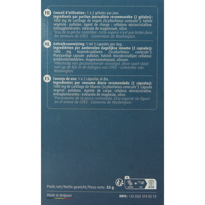 Trenker Cartilage de requin 60.00 Capsules