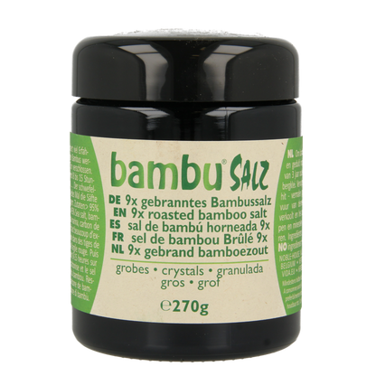 Bambu Salz Bamboezout grof 9x gebrand 270 Gram