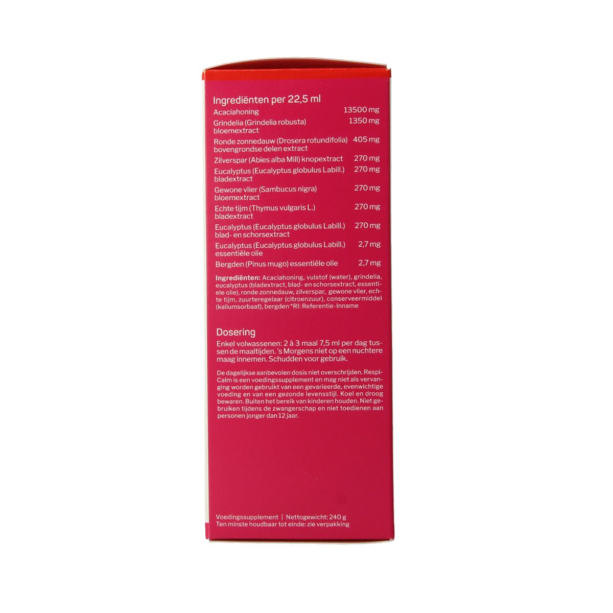 Nutrisan Respicalm  (siroop) 200.00 Milliliter